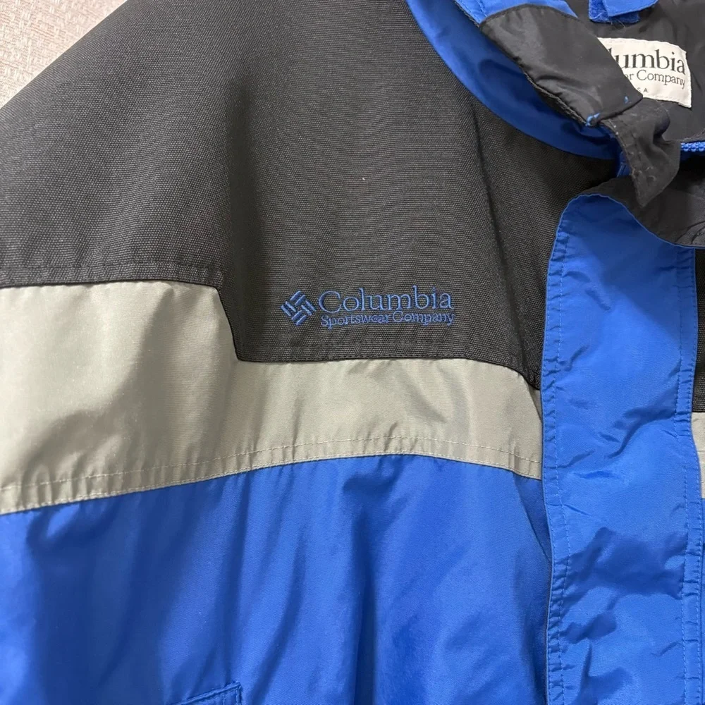 Columbia Men’s Bugaboo Jacket Vintage XL Colorblock Outdoors windbreaker Ski 90s